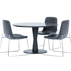 Tables Chairs Poliform Ventura, Flute